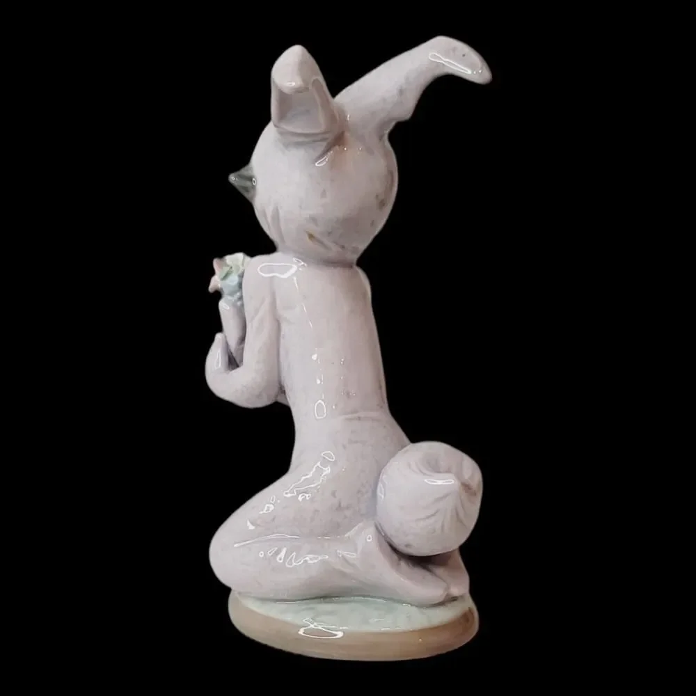 Vintage Lladro In‎ The Meadow Girl in Bunny Rabbit Costume RETIRED Easter READ